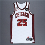 Terry, Dalen<br>White City Edition - Worn 12/10/2022<br>Chicago Bulls 2022-23<br>#25Size: 46+4