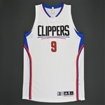 Anderson, Alan<br>White Playoffs Jersey - Dressed, Did Not Play<br>Los Angeles Clippers 2016-17<br>#9 Size: XL+2