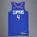 Boston Jr., Brandon<br>Icon Edition - Game Issued<br>Los Angeles Clippers 2021-22<br>#4 Size: 46+4